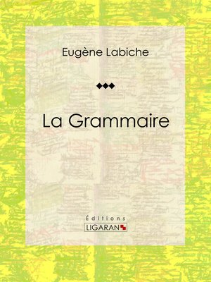 cover image of La Grammaire